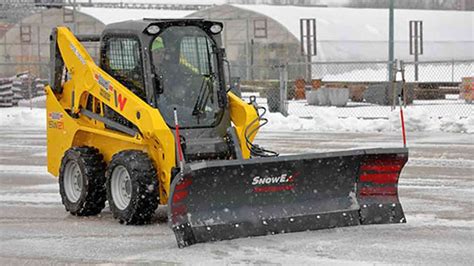 plow setup for a skid steer|snowex plows for skid steers.